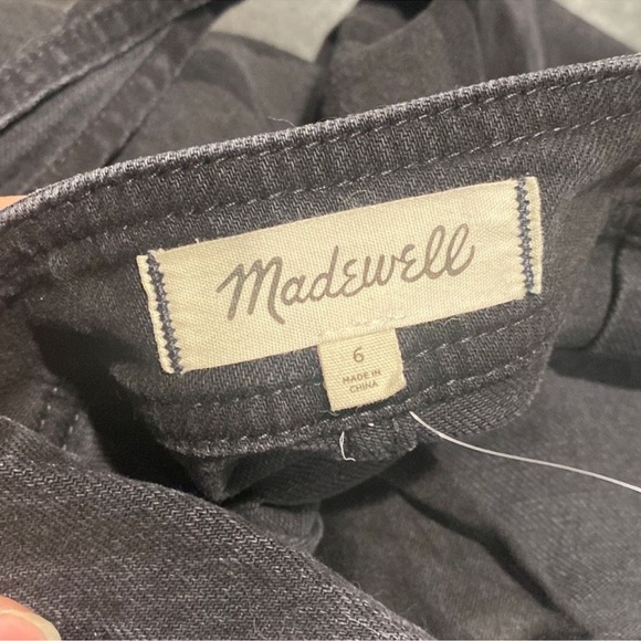 Madewell Denim Cross Back Jumpsuit in Clybourn Wash Size 6 - Picture 7 of 10